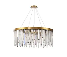 Люстра подвесная Venecia 2113/03/12P Stilfort прозрачная на 12 ламп, основание золотое в стиле классический Люстра подвесная Venecia 2113/03/12P Stilfort прозрачная на 12 ламп, основание золотое в стиле классический